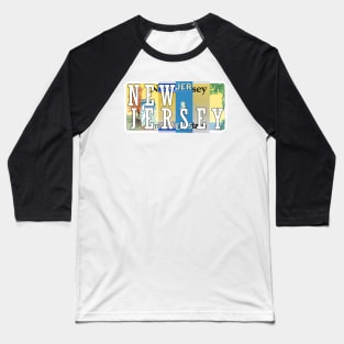 New Jersey License Plates Baseball T-Shirt